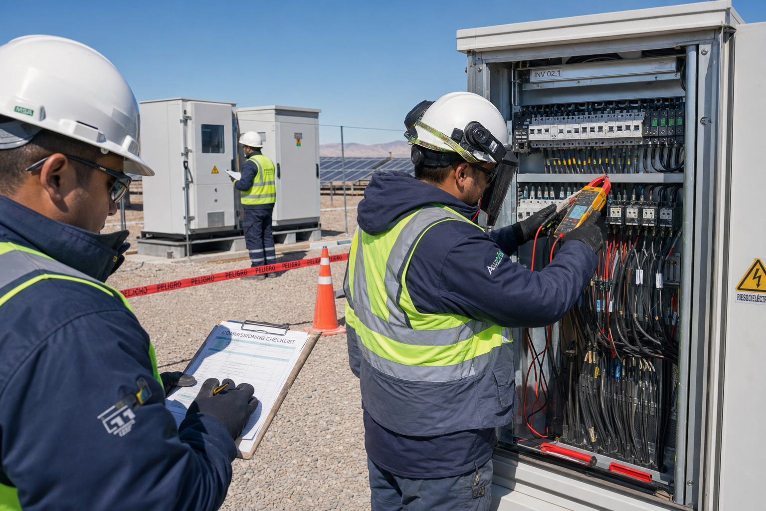 Stringing y cableado DC